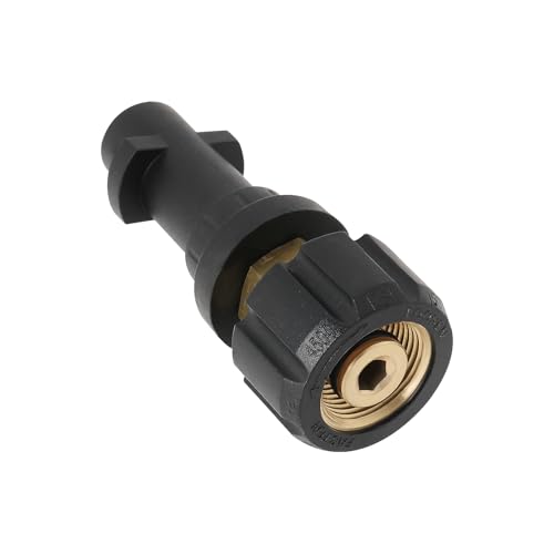 eMagTech 1 Pièce Adaptateur à Baïonnette pour Nettoyeur Haute Pression M22 x 1,5 Pièces de Rechange pour Tuyaux Haute Pression Compatible avec Karcher K-Serie