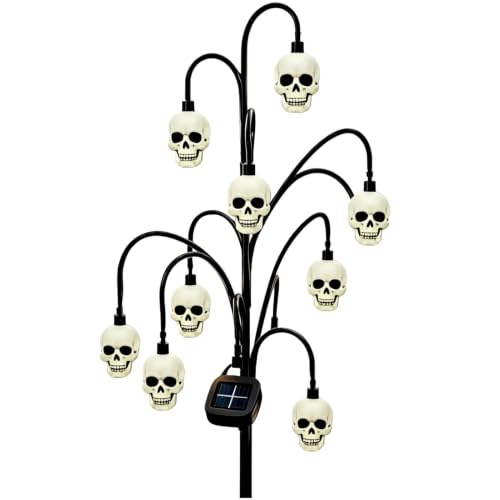 Luces jardín exteriores con carga solar automática para decoración