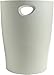 Exacompta – Réf.45306D – Corbeille à papier avec poignées ECOBIN – grande capacité 15 litres –  dimensions 26,3 x 26,3 x 33,5 cm - Garantie 1 an - Opaque Gris