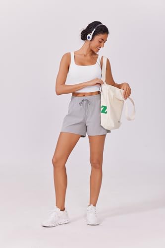 PINSPARK Sports Bra for Women Square Neck Longline Tank Top with Built in Bra4