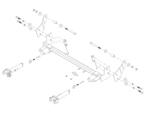 Roadmaster Inc 521455-5 Basepate for Jeep Wrangler