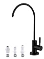 Bifordo Drinking Water Faucet Matte Black Water Filter Faucet, SUS304 Stainless Steel, Easy to Install Reverse Osmosis Faucet for Kitchen Bar Sink