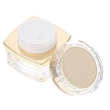 IMIKEYA Frasco Pequeño de Acrílico para Crema Facial 50g Frasco Reutilizable Hermético para Cosméticos Dispensador Portátil Adecuado para Viaje y Almacenamiento Seguro