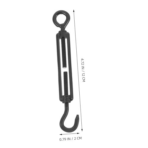 Juego de 5 tensores para cable de acero inoxidable para uso pesado, ideales para luz decorativa y vela de sombra miniatura 2