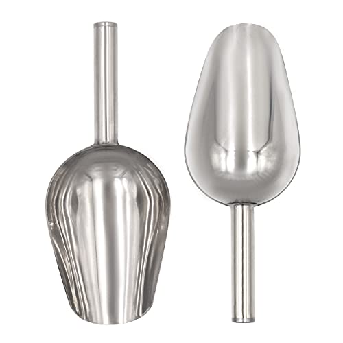 Nomal Ice Scoop, 2 Pack 12 Oz Ice Scooper Stainless Steel Ice Scooper For Ice Maker thumb #6