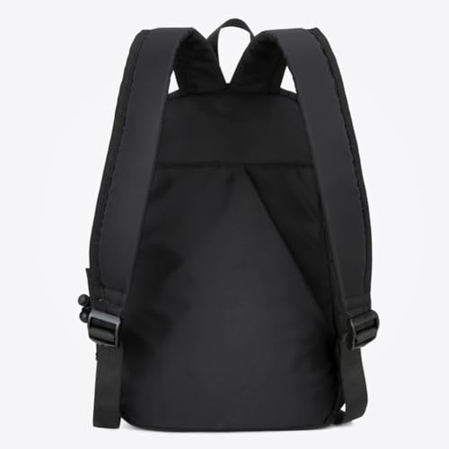 Men Mini Shoulder Backpack Running Travel Lightweight Bag Adjustable Shoulder Straps Daypack(Black)4