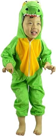 Image of Dinosaur dress for kids Unisex Infant Kids Dinosaur Fancy Dress Costume Flannel Jumpsuit Cosplay Clothes school function theme party fancy dress