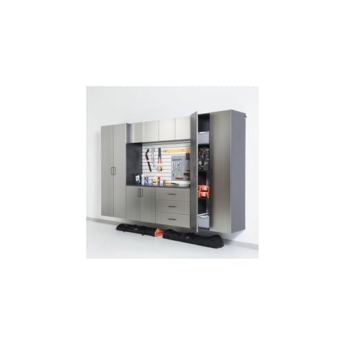 Image of Maykoosh Wall Mounted Storage Cabinet with Doors & Shelves Garage & Home Organization Metal /32x28x20 Drawer Cabinet