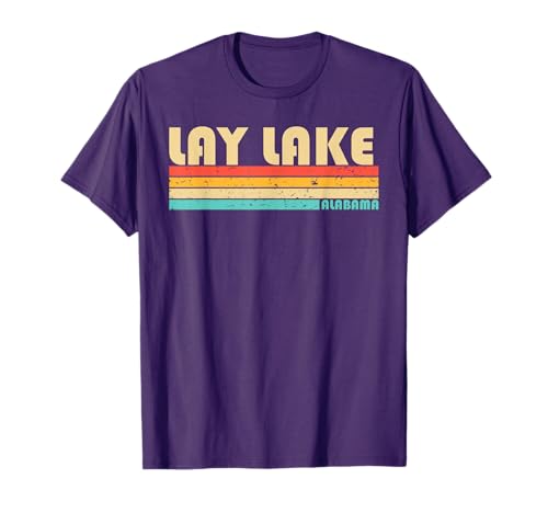 LAY LAKE ALABAMA Funny Fishing Camping Summer T-Shirt