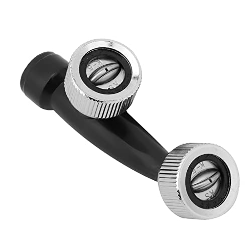 HERCHR Hochdruckspray Gartensprinkler Superbreite Nebeldüse Landwirtschaftliche Zerstäubungsspritze Wassereffiziente Düsenbewässerungsspritze, Edelstahl, Schwarz