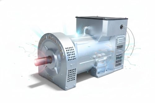 Image of PARKAR 8.7 KVA & 7.5 KW Three Phase Current 12.2AMPS Power Factor 0.8(LAG) 12 BHP AC Alternator By BHARAT INDUSTRIES Weight 90Kg