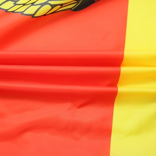 Image of AZ FLAG - East Germany Flag - 2x3 Ft - 100D Polyester German Rda Banner with Two Metal Grommets - Fade Resistant - Vivid Colors - 2' x 3' Feet - 90x60 Cm