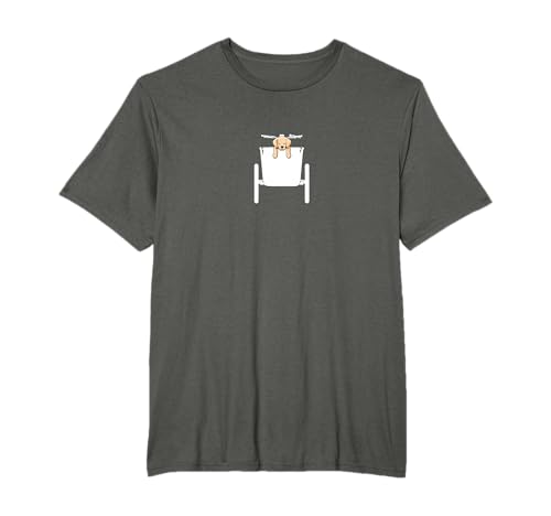 Lastenfahrrad Lastenrad Hunde Fahrradkurier T-Shirt