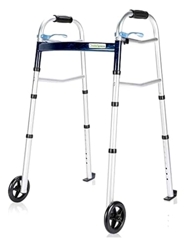 OasisSpace-Compact-Folding-Walker-with-Trigger-Release-and-5-Inches-Wheels-for-Seniors-Elderly-Accessories-Included-Narrow-Lightweight-Support-up-to-350-lbFSA-or-HSA-Eligible
