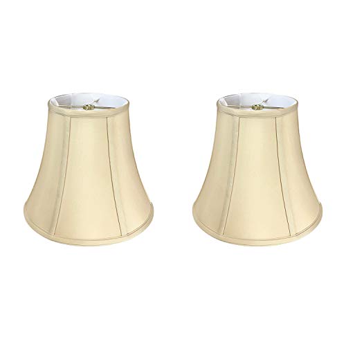 Image of Royal Designs, Inc. BSO-704-16BG-2 True Bell Basic Lamp Shade, 8 x 16 x 12.6, Beige, 2-Pack