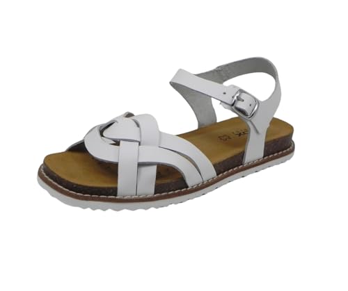 Geox Girls' D Leuca A Flat Sandal