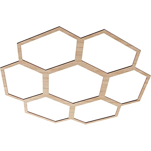 Image of Ekena Millwork 40 inchOD x 14 1 /8 inchID x 3 /8 inchT Florin Wood Fretwork Pierced Ceiling Medallion, Alder