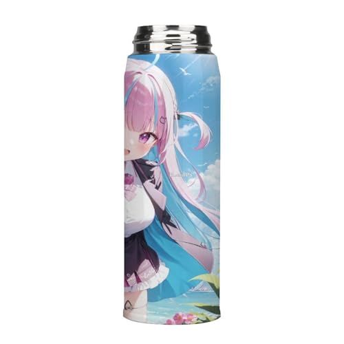 ���� VTuber �������� �X�}�[�gLED���x�\�� �ۉ��{�g�� 500ml 304�X�e�����X�� �����ԕۉ��ۗ� �^��f�M�P�[�^�C�}�O ������ ���s�t �X�|�[�c�{�g�� ���J�b�v