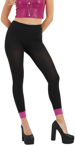 Image of ToBeInStyle Women's Opaque Ankle Long Nylon Footless Fun Tights Pantyhose