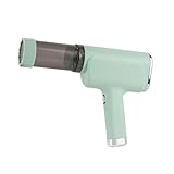 Depisuta Máquina eléctrica para hacer pasta, máquina de fideos manual de acero inoxidable con 5 moldes para diferentes tipos de pasta, espátula y taza medidora, para la cocina (GREEN)