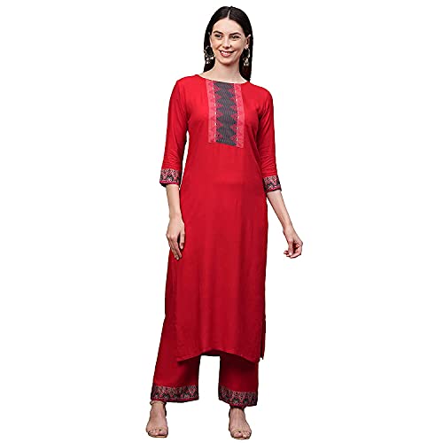 Image of ANNI DESIGNER Women Kurta with Palazzo & Dupatta