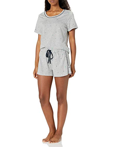 Tommy Hilfiger Women's Top and Short Bottom Pajama Pj Set