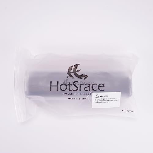 Hotsrace Swimming Goggles Full Black With Blue Lenses #TOP7