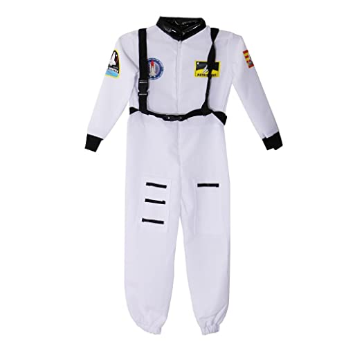 MERISHOPP Kids Astronaut Costume Boys Spaceman Jumsuit Fancy Dress Outfit XL Deal