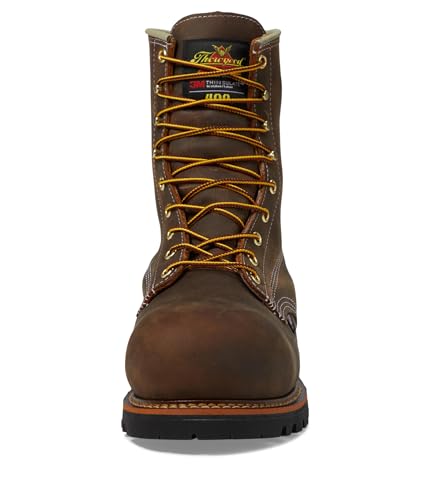 Thorogood American Legacy 8” Insulated Waterproof Work Boots for Men with Nano Composite Safety Toe, 400g Thinsulate & Oil- and Slip-Resistant Outsole2