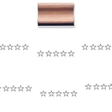 5 Stars Rating Rubber Stamp, 1.3inch Stamp for Scrapbooking Card Making Crafting