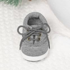 Image of Infant Baby Boys Girls Canvas Sneaker Toddler Slip On Anti Skid Newborn First Walkers Candy Shoes for 0-18 Months