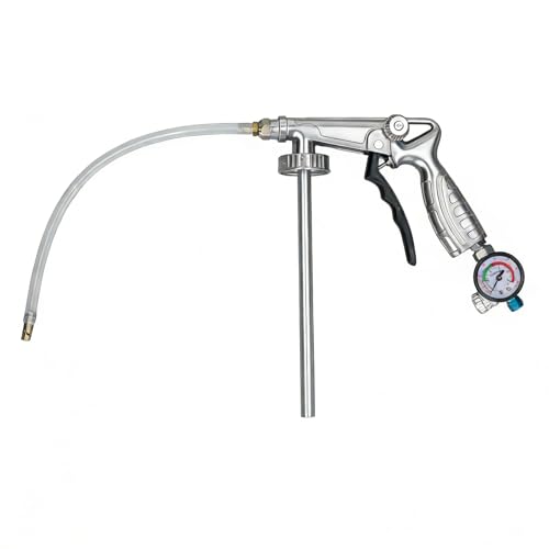 Uadme Pistolet Insonorisant à Air Comprimé, Pistolets Anti Gravillon Réglable, Pistolet Pulvérisateur pour Protection Bas de Caisses Voiture
