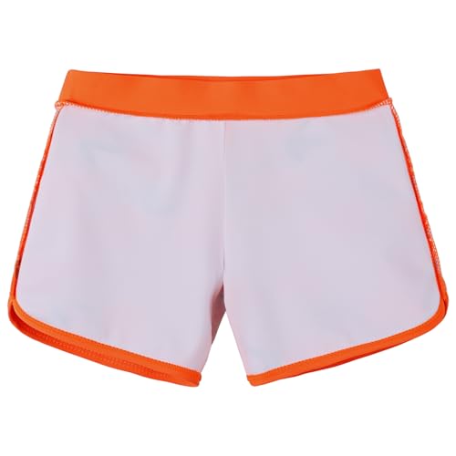 Image of BAOHULU Girls Rash Guard Swimsuit Two Piece Bathing Suit UPF 50+ Short Sleeve Summer Beach Swimwear Size 3-14 Years