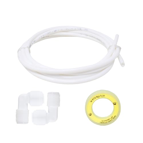 Image of AMPEREUS RO Pipe 10 Meter Length With 2 Connector and Teflon Tape Suitable For Residental Water Purifier (3 /8 inch Size)