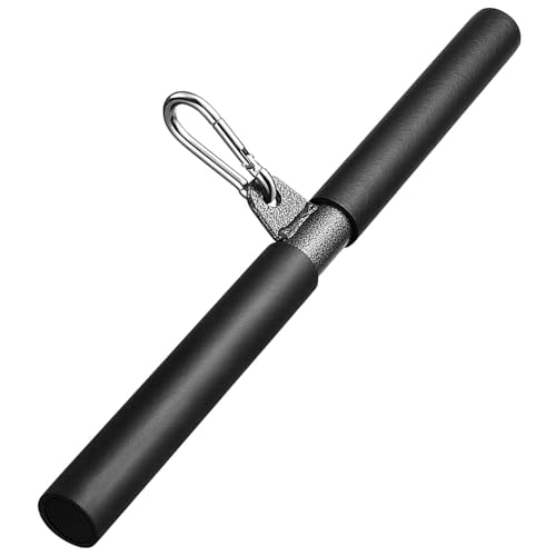 Zepofit Pulldown Straight Bar for Cable Machine - Pull Down Bars Rowing Machine Handles LAT Press Down Tricep Bar for Home Gym Attachment (40cm Straight bar)