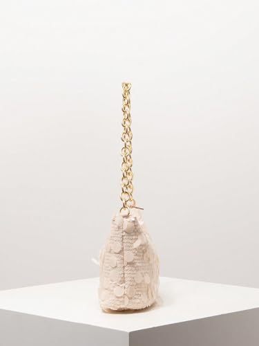 MakeMeChic Women's Party Club Glitter Sequin Hobo Bags Single Strap Shoulder Handbags2