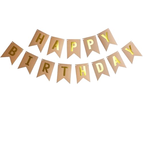 Image of Happy Birthday Banner Birthday Party Supplies (Black 3)