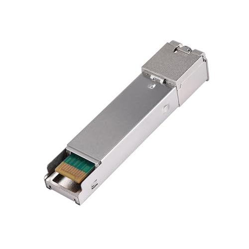 Reinscer Módulo de fibra única SC GPON de 20 KM, módulo óptico Gigabit SFP, compatible con conmutador H3C