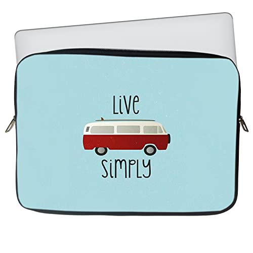 Image of Theskinmantra Live Simply Chain top Laptop Sleeve for Screen Size 15.6 inches Laptop /Notebook 15.6 / MacBook 15.4 / Chrombook 15.6.