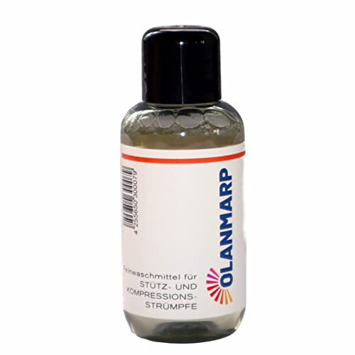 Preisvergleich Produktbild Olanmarp Feinwaschmittel Konzentrat flüssig Waschmittel für Stützstrümpfe und Kompressionsstrümpfe für Handwäsche + Maschinenwäsche (50 ml, ohne Wäschenetz)