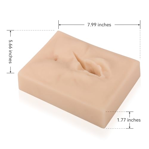 Image of Female Vulva Incision Perineal Suture Practice Model (Right Cut) Laceration /Episiotomy Suture Simulator Practice for Gynecology Teaching to Medical Student, Doctor Training