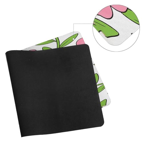 Line Pink Flower Desk Pad impermeable 30x60 cm miniatura 7