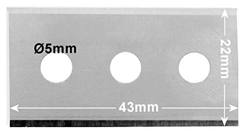 100 Lame Di Ricambio Per Raschietto CANOPUS - Acciaio Inox Per Vetro, Ceramica, Colla, Decalcomanie - Foto 3