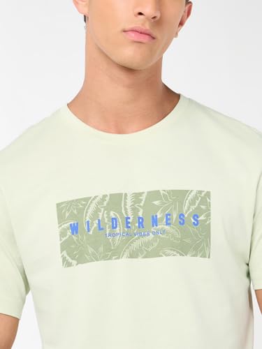 Image of Bewakoof Men's Printed Cotton T-Shirt