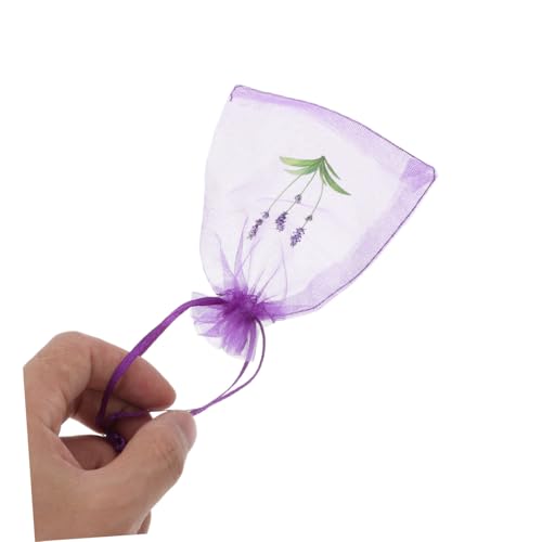 Bolsas Organza Lavanda 20 Unidades, Cierre Cordón Fácil miniatura 4