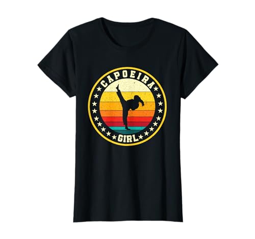Photo de Grande Capoeira Girl Design Brésil Combat Danse Femmes T-Shirt