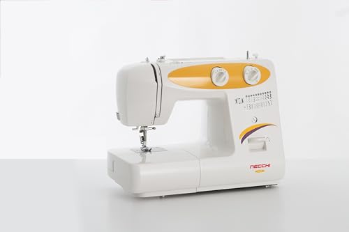 Necchi N85 Macchina per Cucire, Interno in pressofusione in Alluminio, scocca in ABS, Yellow, Regular - 3