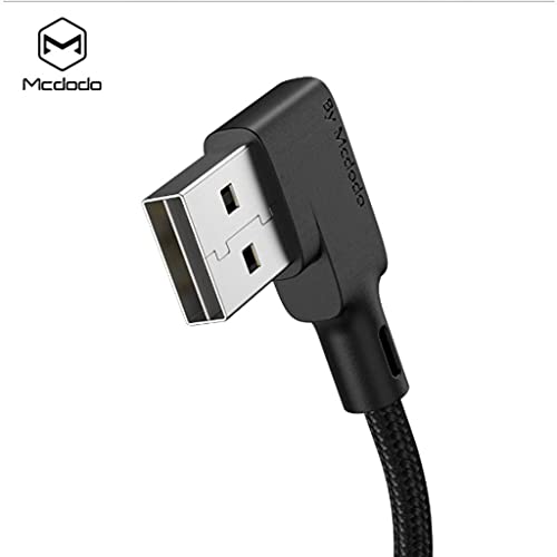 Mcdodo LED 90 gradi a spirale elastico USB C