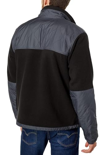 Image of The North Face Men's Royal Arch Fleece Full Zip Jacket (as1, alpha, xx l, regular, regular, TNF Black /Vanadis Grey /Meld Grey)