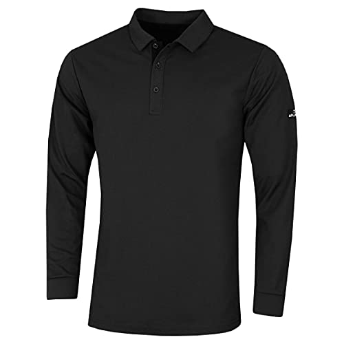 Stuburt Golf Herren Aktiv Lange Golf-Polo-Hemd - Schwarz - M Cover